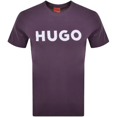 Hugo Boss Hugo Dulivio T Shirt Purple