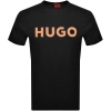 HUGO HUGO DULIVIO U242 T SHIRT BLACK