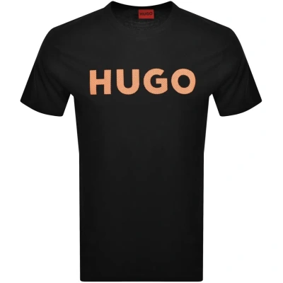 Hugo Dulivio U242 T Shirt Black In Black 001