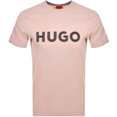 Hugo Dulivio U242 T Shirt Pink