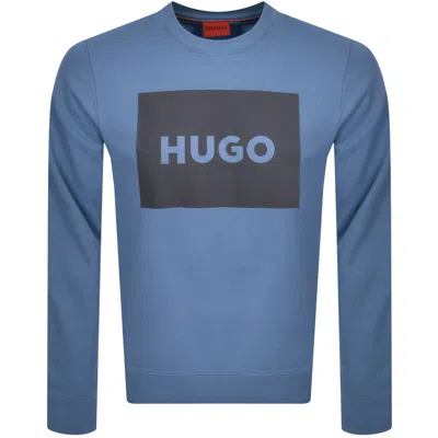 Hugo Duragol 222 Sweatshirt Blue In Gray