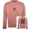 Hugo Boss Hugo Durungu Sweatshirt Pink In Pink