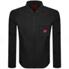 Hugo Boss Hugo Emmond Overshirt Jacket Black In Black