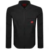 Hugo Boss Hugo Emmond Overshirt Jacket Black In Black