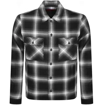 HUGO BOSS HUGO ENALU OVERSHIRT BLACK