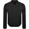 Hugo Boss Hugo Eselio Overshirt Black In Black
