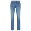 Hugo Boss Extra-slim-fit Jeans In Blue Stretch Denim In Blue
