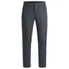 Hugo Boss Extra-slim-fit Trousers In Checked Stretch Fabric In Blue