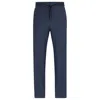 Hugo Boss Extra-slim-fit Trousers In Mohair-look Material In Blue