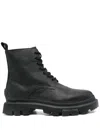 Hugo Boss Fabyan Boots In Black