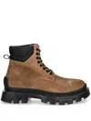 Hugo Boss Fabyan Boots In Brown