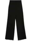 Hugo Boss Flared Trousers In Black