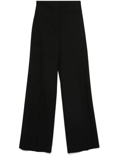 Hugo Boss Flared Trousers In Black