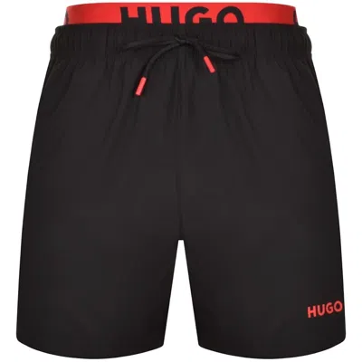 Hugo Flex Swim Shorts Black In Black 001