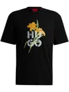 HUGO BOSS FLORAL MOTIF T-SHIRT