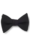 Hugo Boss Formal Bow Tie In Wool In Black