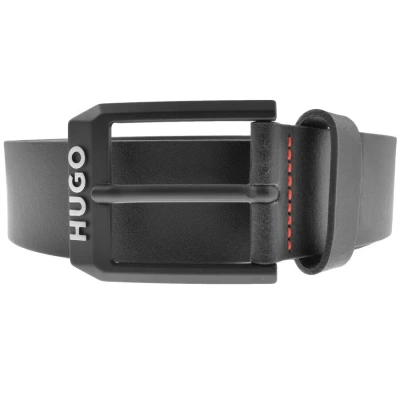 Hugo Gelio Leather Belt Black