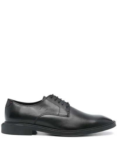 Hugo Boss Gryff Derby Shoes In Black