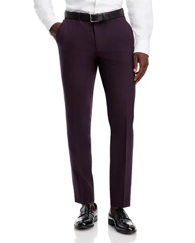 Hugo Boss Hesten Extra Slim Fit Suit Pants In Dark Purple