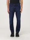 Hugo Boss Regular-fit Jeans In Dark-blue Super-stretch Denim In Blau