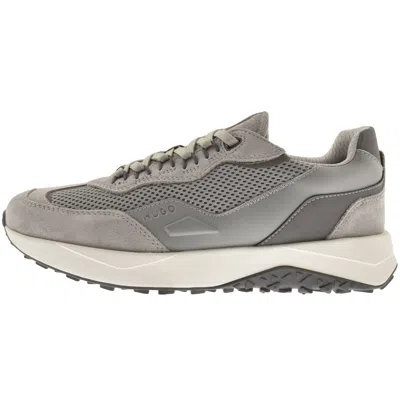 HUGO BOSS HUGO KANE RUNNER TRAINERS BEIGE