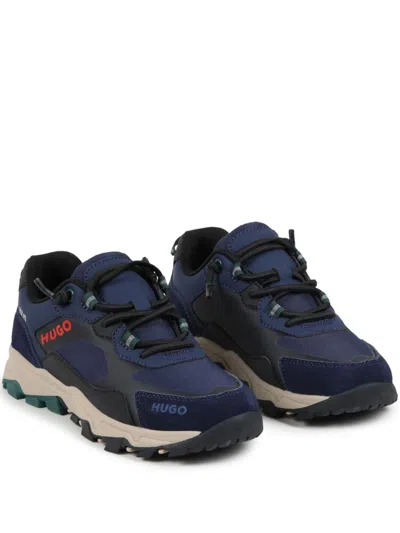 Hugo Boss Kidinn Trainers In Blue