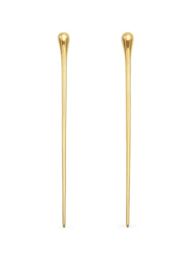 Hugo Kreit Chard Drop Earrings In Gold