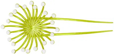 Hugo Kreit Green Submarina Hair Pin In Phantom Green