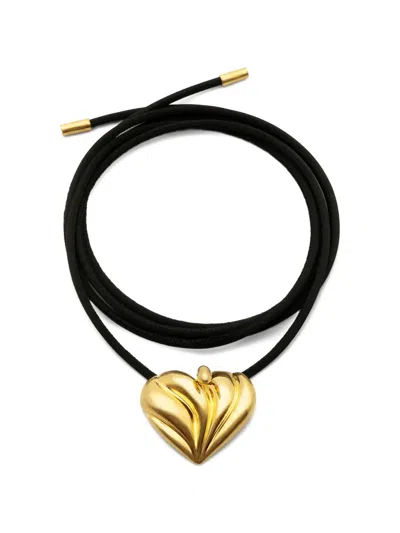 Hugo Kreit Heart-detail Necklace In Gold