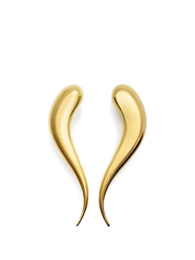 Hugo Kreit Nail Twist Earrings In Gold