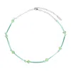 Hugo Kreit Spark Chain Mint Brass Necklace