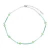 Hugo Kreit Spark Chain Necklace In Green