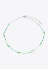 Hugo Kreit Spark Chain Necklace In Mint