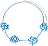 Hugo Kreit Ssense Exclusive Blue Mini Coral Twist Necklace In Blue Lagoon