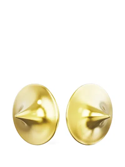 Hugo Kreit Toupie Earrings In Gold