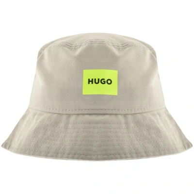 Hugo Larry F Bucket Hat Grey In Gray