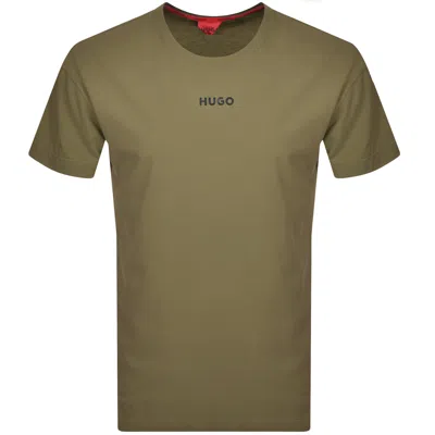 Hugo Linked T Shirt Green