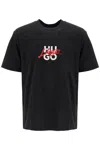 HUGO HUGO LOGO CREWNECK T SHIRT