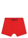 Hugo Boss Logo-print Boxers (set Of Two) In Red