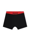 Hugo Boss Logo-print Boxers (set Of Two) In Red
