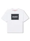 Hugo Boss Logo-print Cotton T-shirt In White