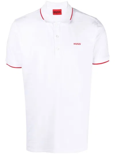 HUGO BOSS LOGO-PRINT POLO SHIRT