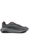 Hugo Boss Logo-print Sneakers In Grey