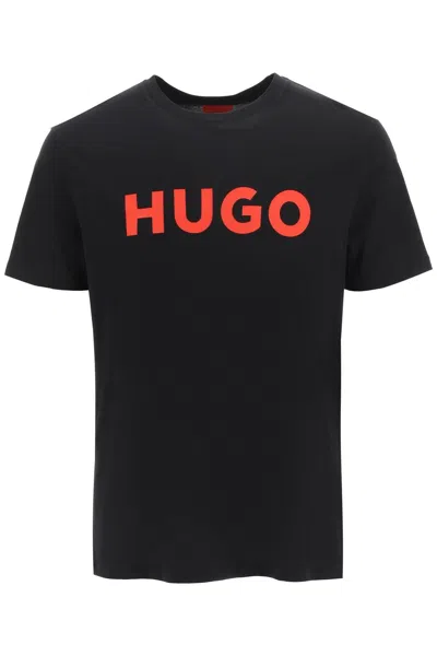 Hugo Boss Men Black Crew Neck T-shirt, L Luxury T-shirts For Men Darveys In Black, Red