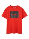 Hugo Boss Logo-print T-shirt In Red