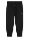 Hugo Boss Logo-print Track Pants In 黑色
