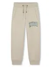 Hugo Boss Logo-print Track Pants In Neutrals