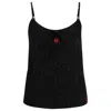 Hugo Boss Logo-trim Pajama Vest With Signature Jacquard In Black