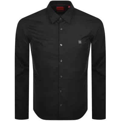Hugo Long Sleeved Ermo Shirt Black