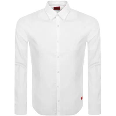 Hugo Long Sleeved Ermo Shirt White